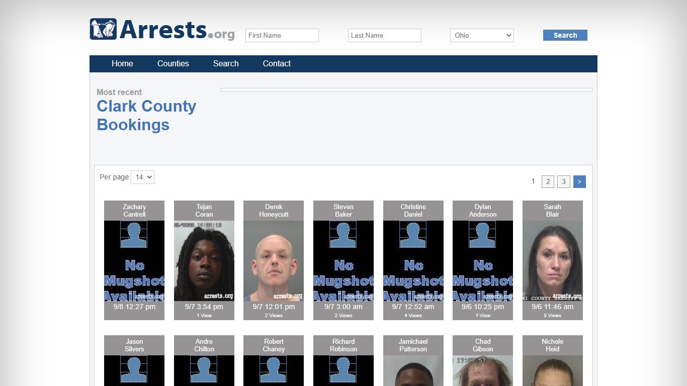 Clark County Arrests and Inmate Search